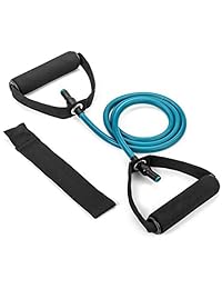 Tribe - Banda de resistencia única, bandas de fitness, con anclaje de puerta, asas y guía de ejercicios, libro electrónico, tus bandas de entrenamiento perfectas para entrenamiento de resistencia, terapia física, entrenamientos en casa