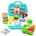 Cash Register Toy Toddler Plastic Supermarket Cashier Organizer Kids Toy 23 PCS