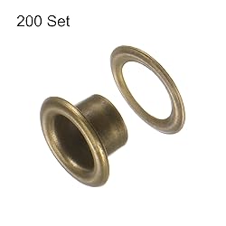 HARFINGTON 200 Set Color Round Grommets 6mm