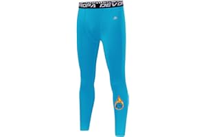 DEVOROPA Youth Boys' Compression Leggings Sports Tights Fleece Lined Thermal Base Layer Pants