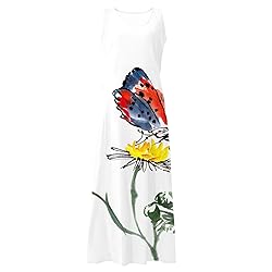 Maxi Dress for Women Flowy Beach Casual Dresses