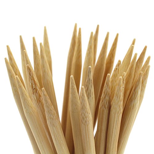 BambooMN Disposable Bamboo 11cm 4mm Nail Art Manicure Pedicure Sticks Cuticle Pushers Remover Tool, 100 Pieces