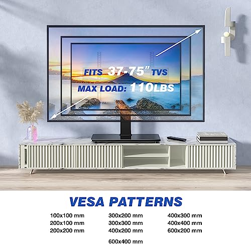 Rfiver Universal Swivel TV Stand Table Top TV Stand for 3765,70,75