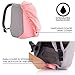 XDDesign Bobby Compact Anti-Theft Laptop USB Backpack Pink (Unisex Bag)