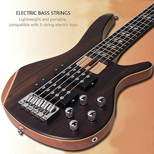 5-String Bass Strings Set,1mm 1.4mm 2mm 2.5mm 3mm Durable Strings Instrument Accessory