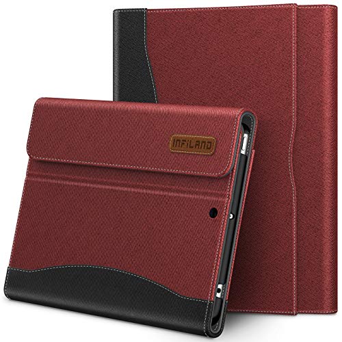 Infiland iPad Mini 5 Case, MultiAngle Business Case Cover Pencil