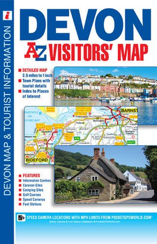 Best Of Devon visitors map a z visitors map Books