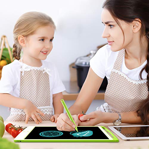 LCD Writing Tablet, Coovee 10 Inch Digital Ewriter Electronic Graphics Tablet Portable Mini Board Handwriting Pad Drawing Tablet with Memory Lock Suitable for Kids Home School Office (Monocolor) - Thumbnail 6