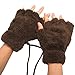 Arshiner Women Cat Bear Paw Claw Soft Winter Gloves