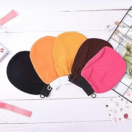 1 pc Durable Moroccan Hammam Exfoliating Mitt Kessa Scrub Glove Preparation Shower Scrub Gloves Body Facial Tan Massage Mitt New