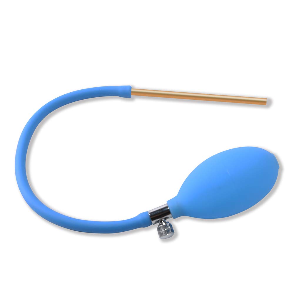 17.7 by 1.6 inch Sugar Blowing Pump, Sugar Art Tool for Blown Sugar Work, Isomalt Blower