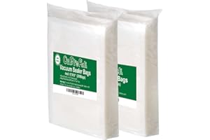O2frepak 200 Pint Size 6" x 10" 4mil Thick Vacuum Sealer Bags with BPA Free and Puncture Prevention,Vacuum Seal Freezer Bags,Great for Sous Vide Vaccume Sealer PreCut Bags