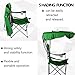 unhg Camp Chairs with Shade Canopy Chair Folding Camping Recliner Support 380 LBS， with Two Cup Holders and Carry Bag, for Outdoor Beach Camp Park Patiothumb 4