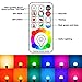 Yangcsl LED Light Bulbs 70W Equivalent, RGB Color Changing Light Bulb, 2 Moods/Memory/Sync/Dimmable, A19 E26 Screw Base, Timing Remote Control Included (Pack of 4)