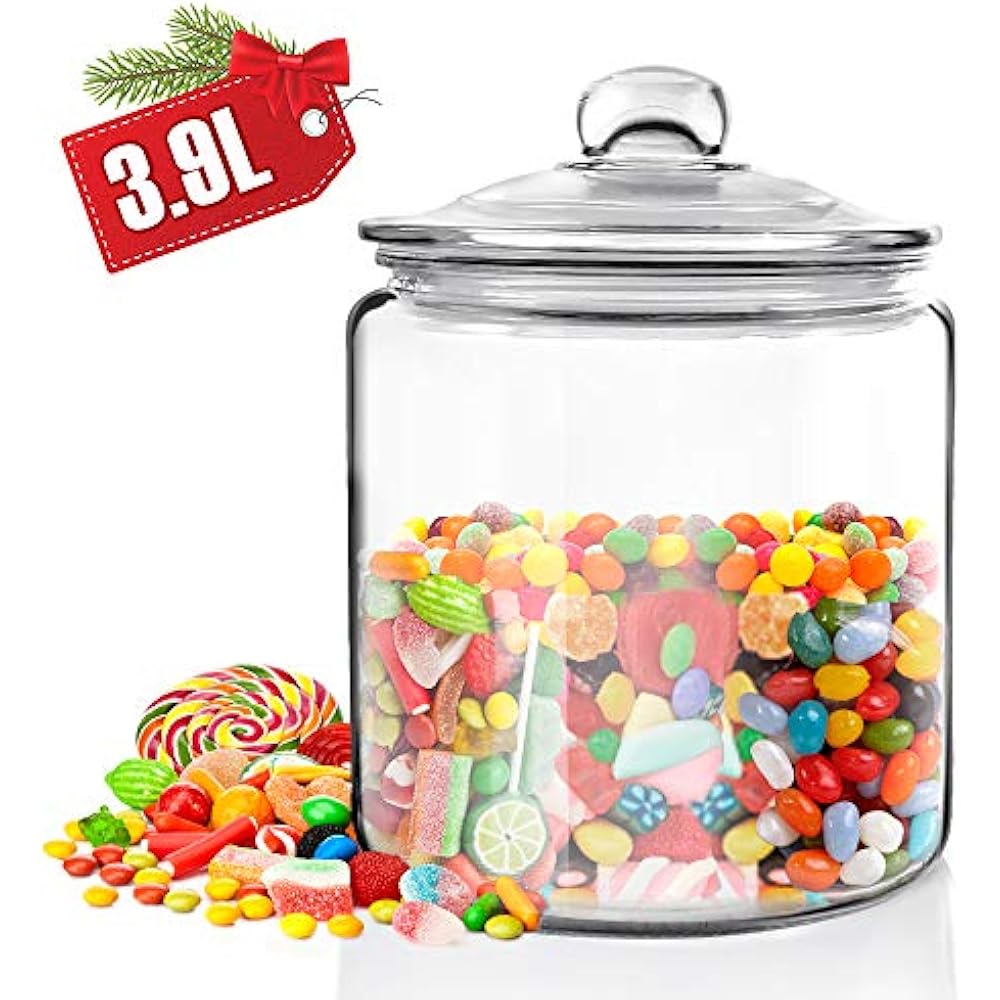 large air tight glass jars