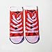 Hot ! Athletic Socks, Ninasill Man's Womens 3D Printed Funny Crazy Novelty Low Cut Ped Cute Athletic Socks (Free Size, Red)