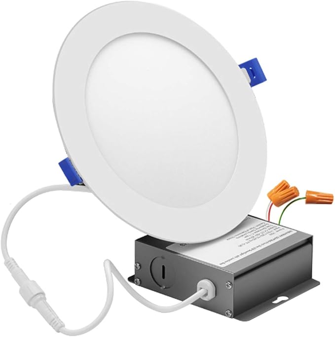 6 Inch Slim LED Downlight with Junction Box, 15W=120W, 1125LM