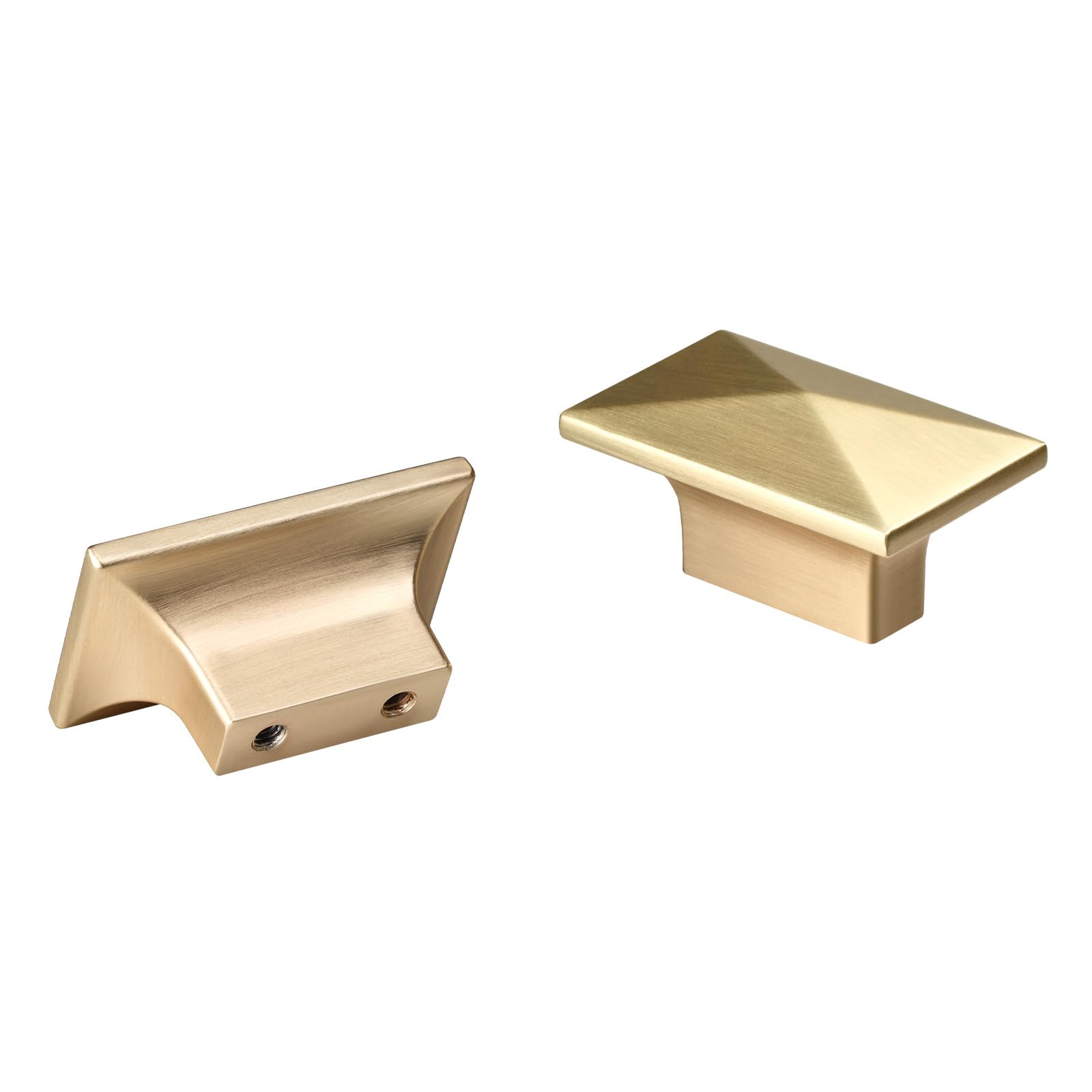 CILEYTION 10 Pieces Heavy-Duty Cabinet Knobs Gold Drawer Knobs - Cupboard Door Knobs,Drawer Handles,Kitchen Handles and Wardrobe Door Handles