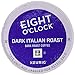 Eight O'Clock Coffee Dark Italian Espresso Roast Keurig Single-Serve K-Cup Pods, Dark Roast Coffee, 24 Count (Pack of 1)