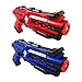 GoBroBrand Laser Tag Gun Toy Blast Set - The Lazer tag Gun set includes 4 Team player settings, 2 guns 2 Badges, 2 Belts, 10 Cards, - Best Toy Gift Kids For Boys Girls age 3, 4, 5, 6 - 12yrs old