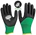 PROGANDA 6 Pairs Superior Grip Colorful Gardening Work Gloves Comfortable Breathable Flexible for Garden Car Outdoor Multipurpose