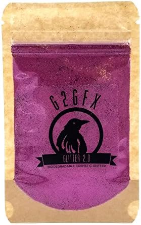 G2GFX Biodegradable Cosmetic Glitter (10g Resealable Pouch, A Nice Chianti)