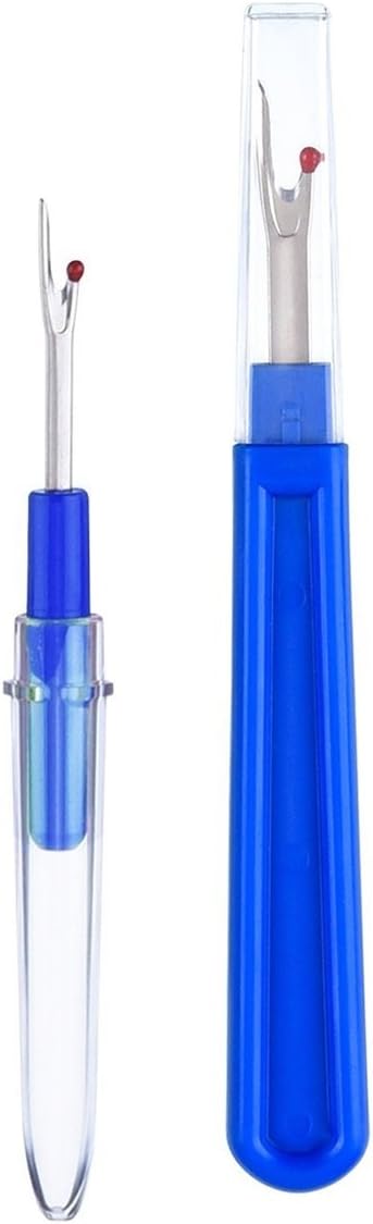 2 Pack Seam Rippers Large Small Thread Cotton Unpicker Cutter (Blue)