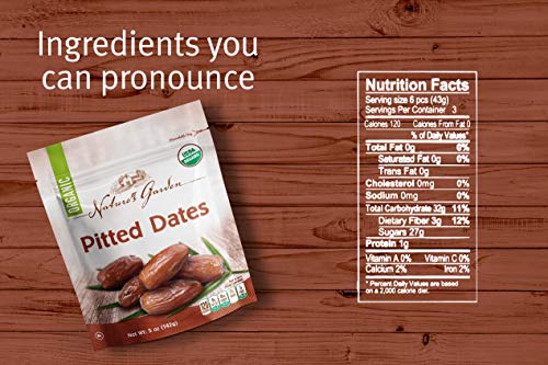 Nature's Garden Organic Pitted Dates - 5 oz.