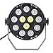 Lixada 10 Packs DMX-512 RGBW LED Stage PAR Light Strobe Professional 8 Channel Party Disco DJ Show 15W AC 100-240V