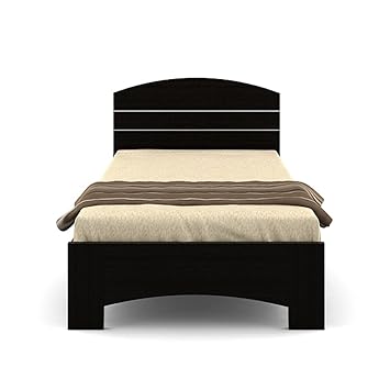 Spacewood Nobel Single Size Bed (Natural Wenge)