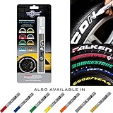 Tire Ink | Paint Pen for Car Tires | Permanent and Waterproof | Carwash Safe (1 Pen, Gold)