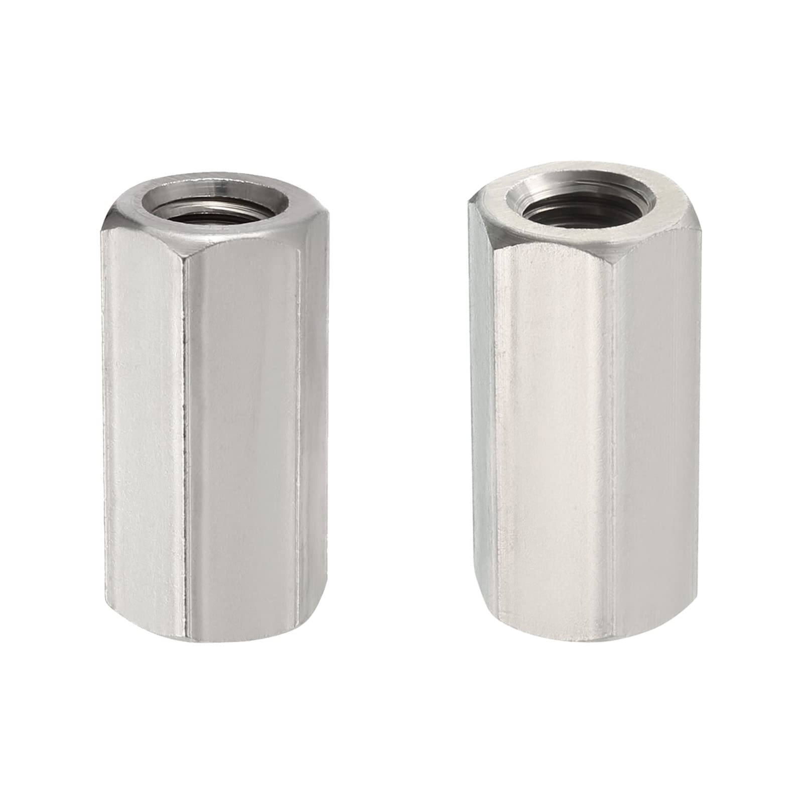 DTGN M12x40mm(DxL) - Hex Standoff Spacer Nuts -2Pack- Good for Electronic Machine - 304 Stainless Steel Coupling Screws