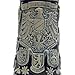 1.1 Liter | OktoberfestHaus Tankard Ceramic Beer Stein Cobalt Blue Collectible Bier Krug German Adler (Eagle) Medieval Coat Of Arms Jarras de Cerveza and Jarra Stein