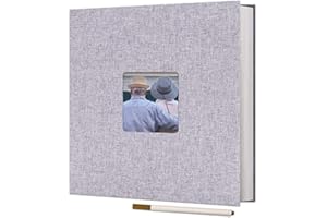 Grand album photo autocollant pour photos de 7,6 x 12,7 cm, 10 x 15,2 cm, 12,7 x 17,8 cm, 15,2 x 20,3 cm, 20,3 x 25,4 cm, 40 