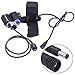 SecurityIng Waterproof 700 Lumens LED Bicycle Light 4 Modes Super Bright Bike Lamp Headlight + 8.4V Rechargeable Battery Pack + Charger for Camping, Cycling, Hiking, Riding