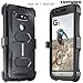 COVRWARE Aegis Series case for LG G5 with Built-in Screen Protector Heavy Duty Full-Body Rugged Holster Armor Case Belt Swivel Clip Kickstand, Black