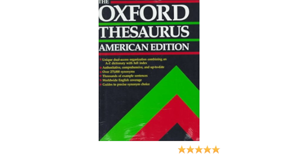 The Oxford Thesaurus American Edition Urdang Laurence 9780195073546 Amazon Com Books