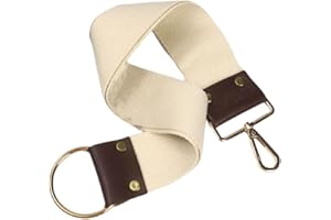 BEAUPRETTY Razor Canvas Strop Sharpening Cloth Strop Sharpener Polishing Belt with Buckle Barber Shaver Polishing Cloth for Barber Shop