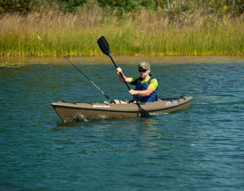 SUNDOLPHIN Sun Dolphin Journey Sit-on-top Fishing Kayak (Olive, 12-Feet) - Thumbnail 5