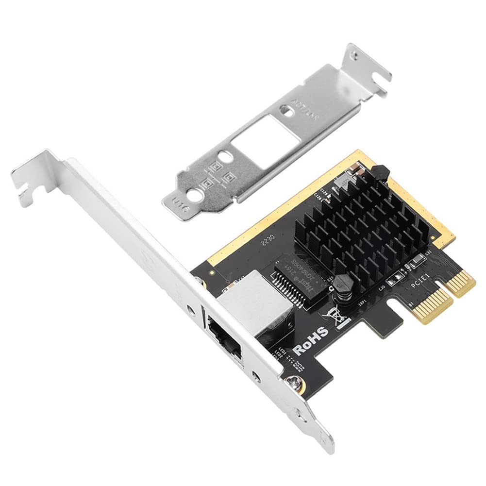 Hopbucan 2.5Gbps Gigabit Network Adapter PCI-E 2.5G Network Card RJ45 LAN Controller Card RTL8125B Chip Network Card