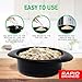 Rapid Oatmeal Cooker | Microwave Instant or Old-Fashioned Oats in 2 Minutes | Perfect for Dorm, Small Kitchen, or Office | Dishwasher-Safe, Microwaveable, & BPA-Free