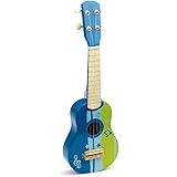 Hape Kid's Wooden Toy Ukulele in Blue