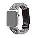 XUANTAI Apple Watch Band 44mm Series 4, Paracord Band Replacement Strap Compatible with Apple Watch Series 5 Series 4 Series 3 Series 2 Series 1 44mm 42mm, Silver