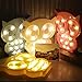 SYlive Novelty LED 3D Owl Lamp, Kids Night Light Decoration, Children's Room Bedside for Girls Wall Decor Halloween Christmas