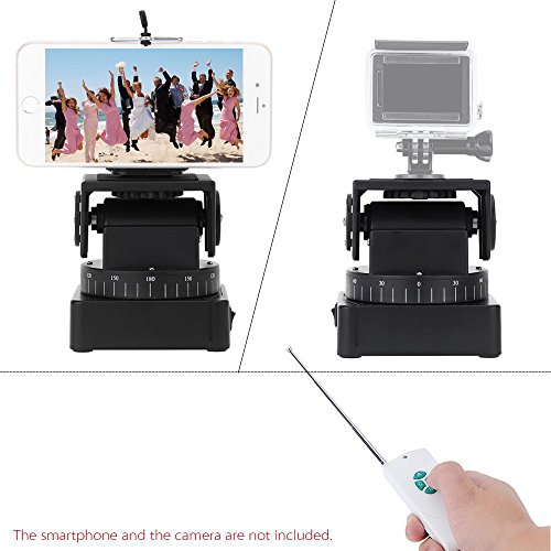 Mcoplus YT-260 Remote Control Motorized Pan Tilt Head for Extreme Camera WiFi Camera and Smartphone