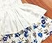 Little Hand Toddler Girls Dresses with Bowknot Summer Floral Dress for Kids Sleeveless Sundress Size 4 5