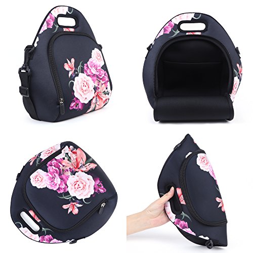 image for Neoprene Lunch Bag, Anyshock Insulated Lunch Tote Bento Box Organizer 