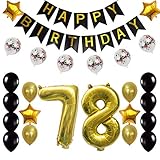 78th Birthday Decorations Party Supplies Happy 78th