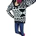 Vobaga Women's Long Sleeve Geometric Pullovers Sweater