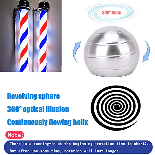 samisoler Stress Relief Toys for Office, Desk Fidget Toy for Adults and Kids. Kinetic Spinner Metal Ball with Visual Illusion for Kill time, Anti-Anxiety, Keep Focus, Relaxing. - Thumbnail 3